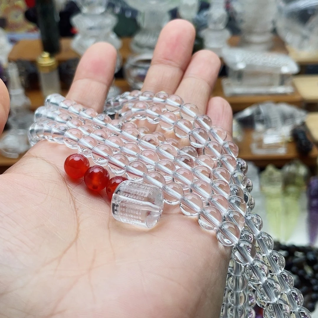 水晶颈饰未镶嵌艳****道吊坠定制