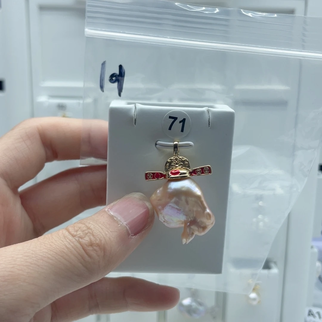 颈饰合金淡水珍珠