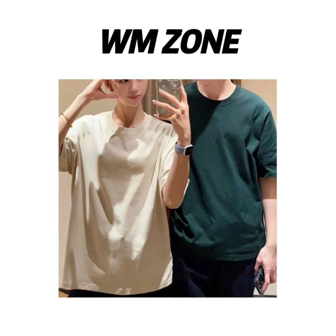 虎儿 3-11-3362 情侣联名款徽标圆领短袖T