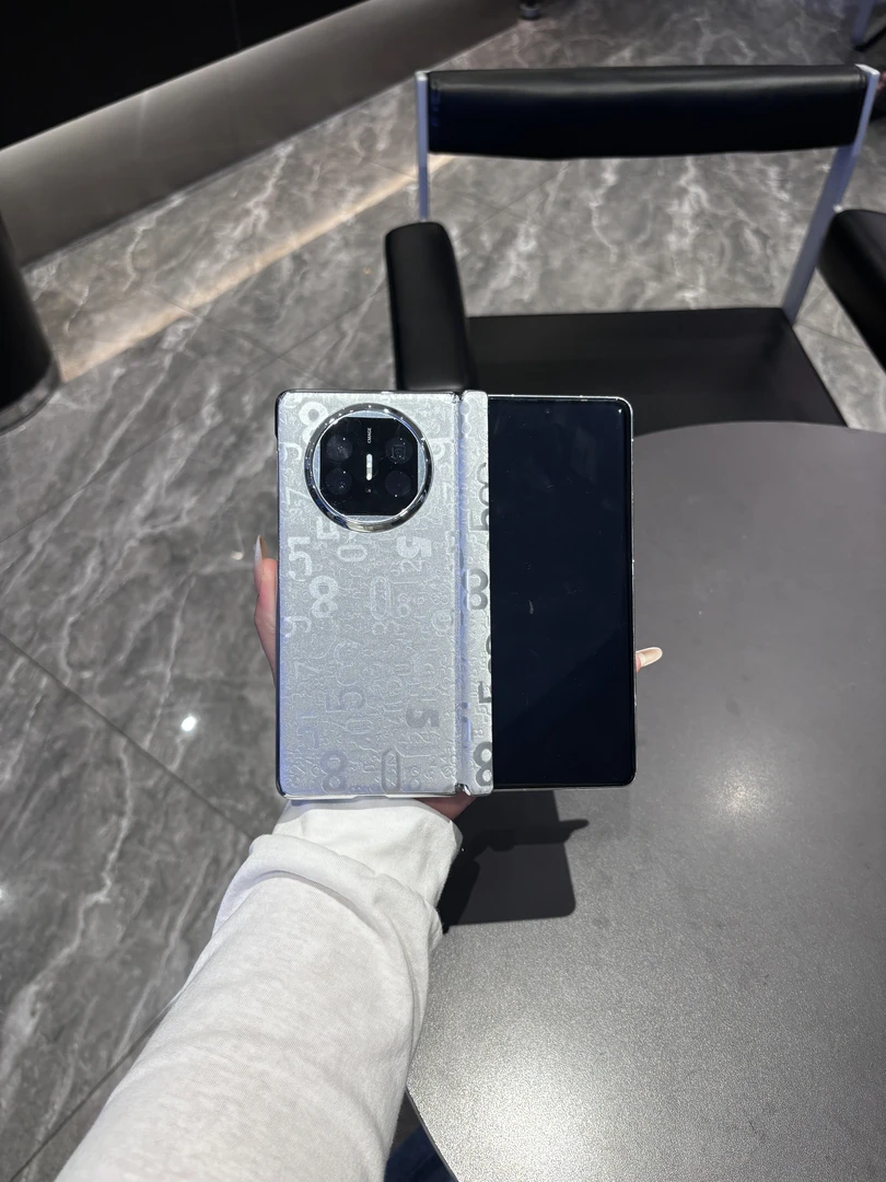 适用于华为MateX6/MateX5摩斯密码数字磁吸中轴手机壳防摔保护套
