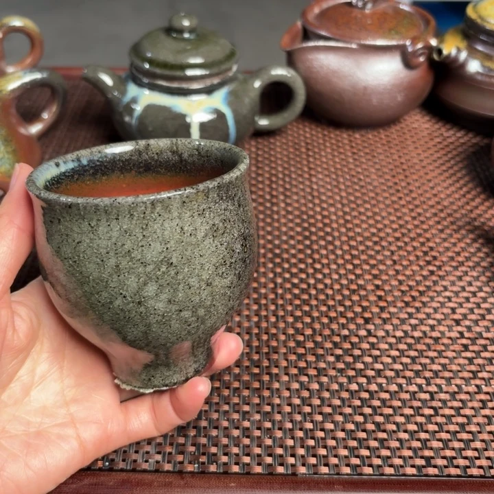 紫砂茶杯玉兰大杯