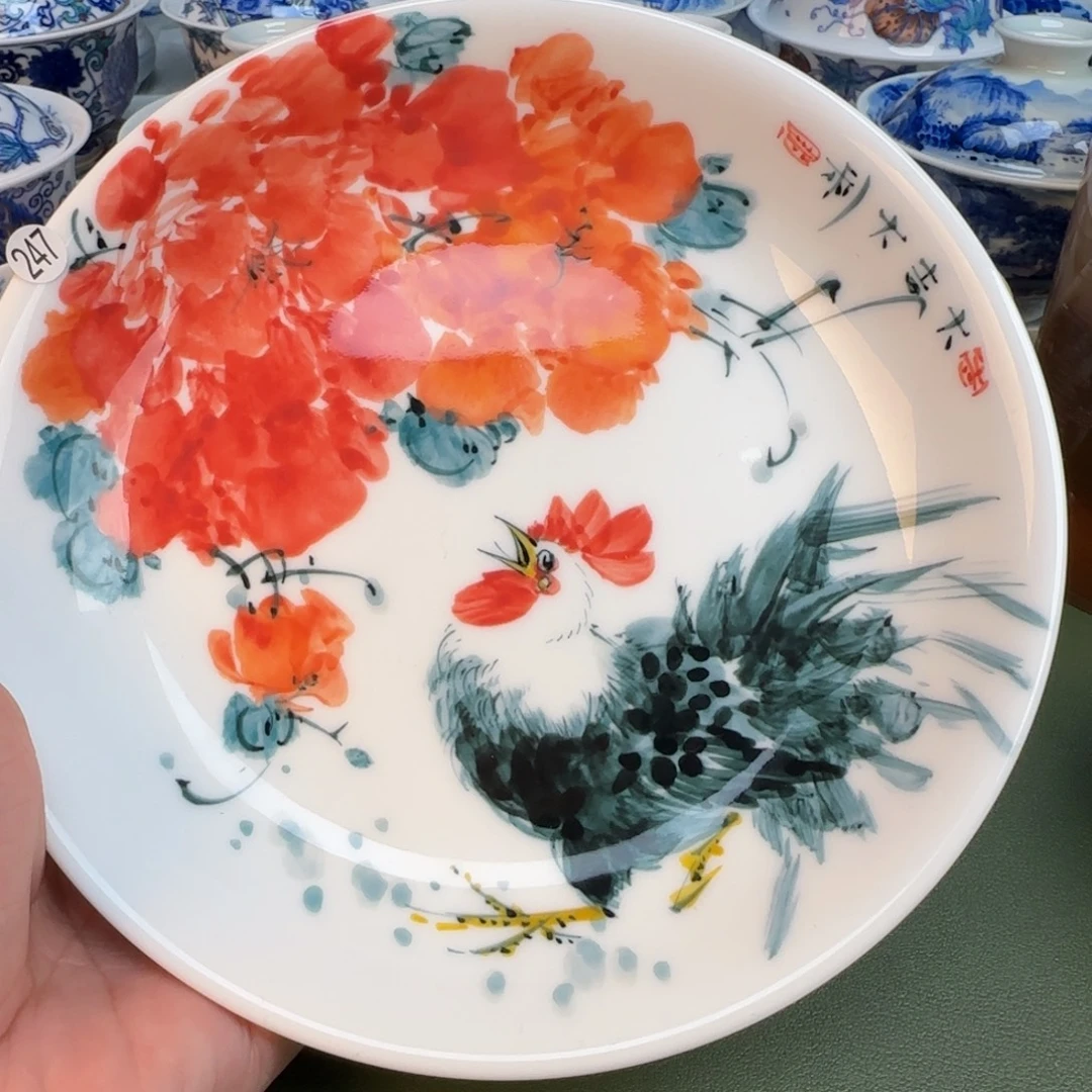 纯手工纯手绘茶具石头247