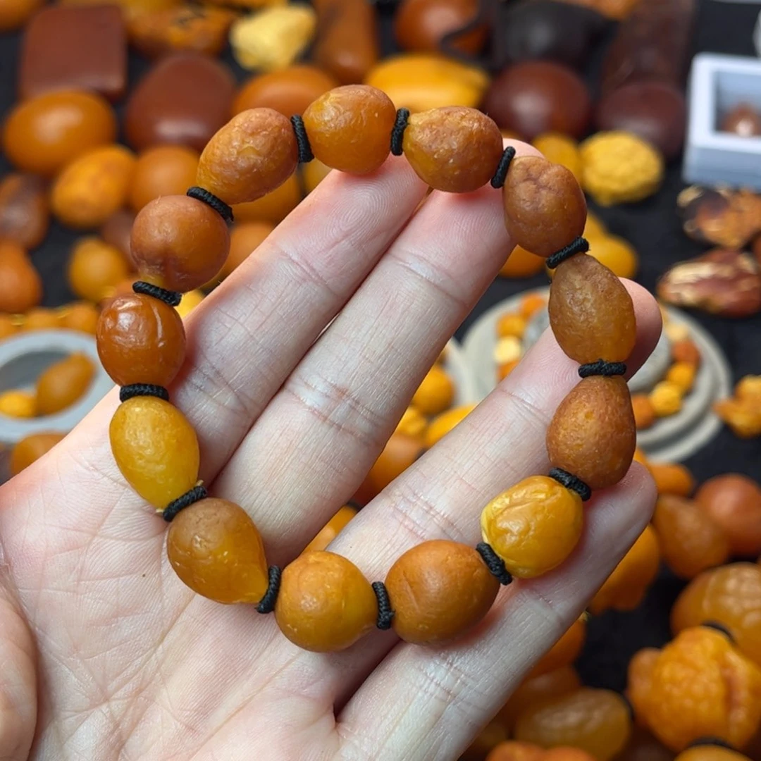 琥珀裸石未镶嵌天然蜜蜡吊坠