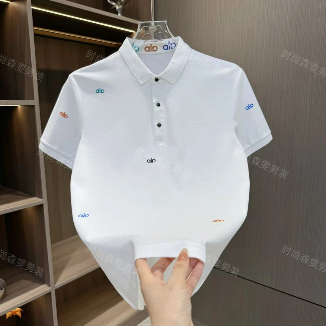 夏季男士简约商务时尚小清新短袖POLO衫77323