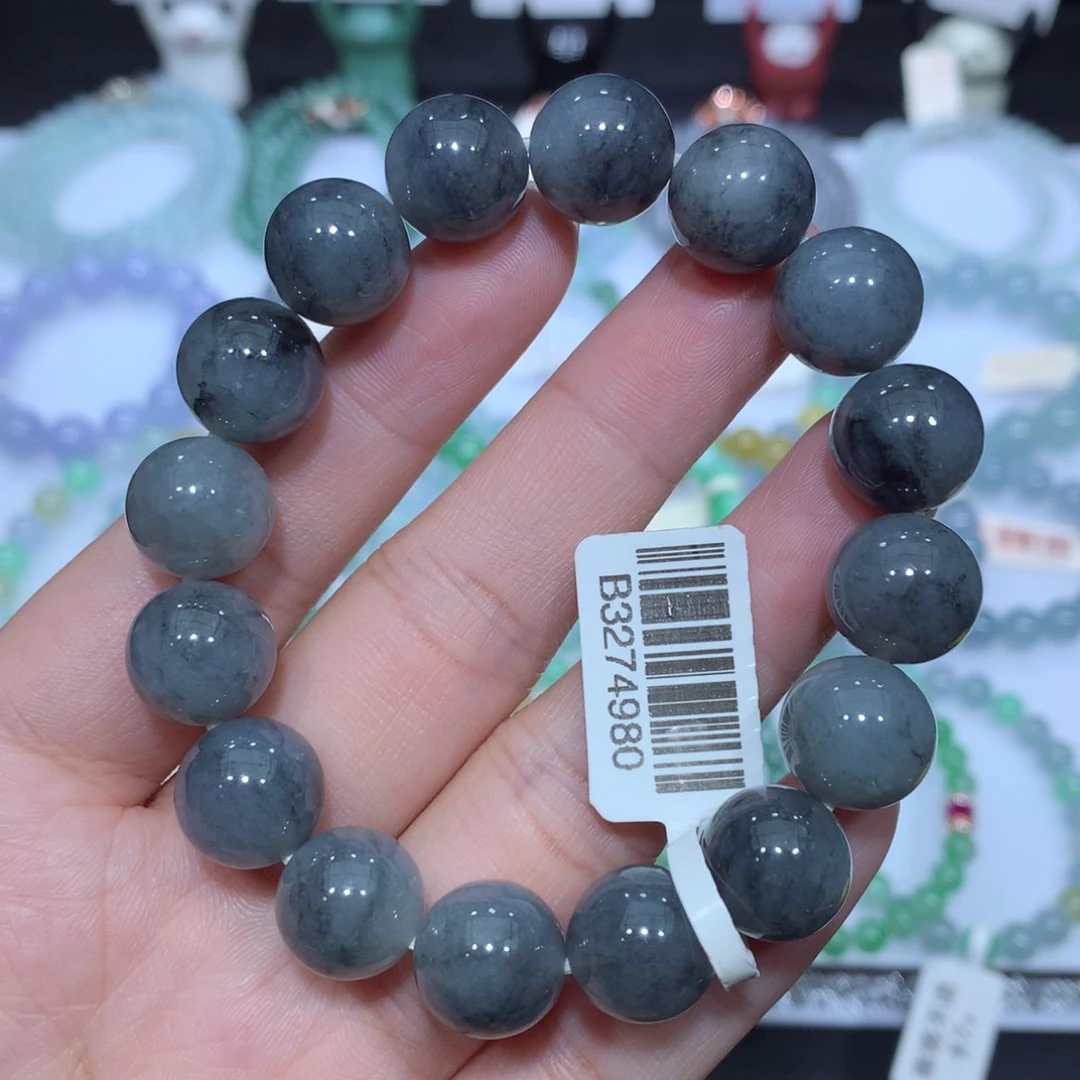 翡翠未镶嵌手串天然