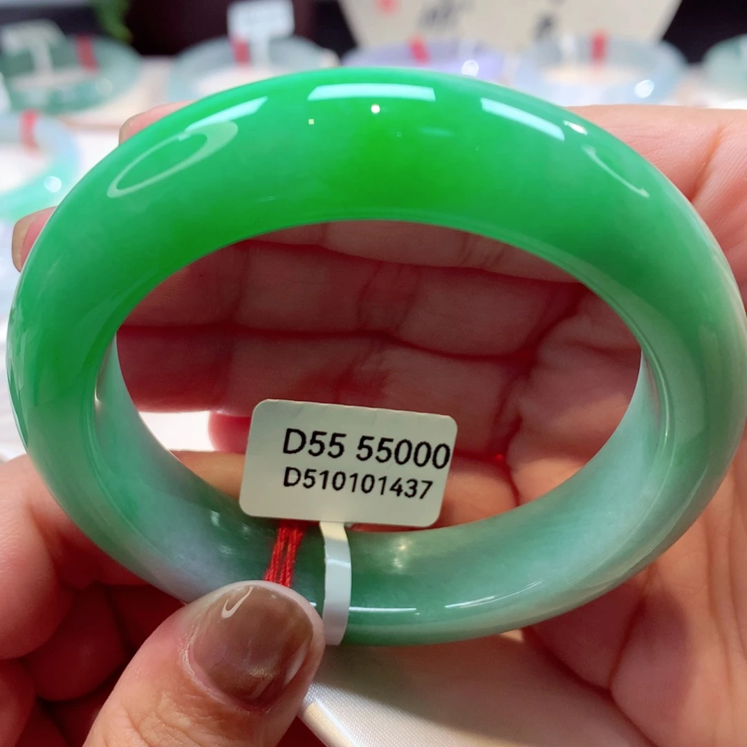 未镶嵌手镯翡翠阳绿捡漏3号11