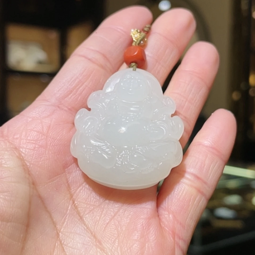 【闪购商品】和田玉颈饰未镶嵌佛