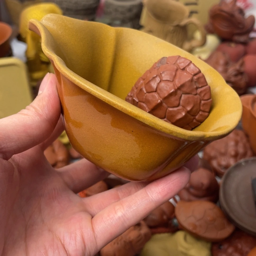 紫砂茶宠紫砂瑕疵