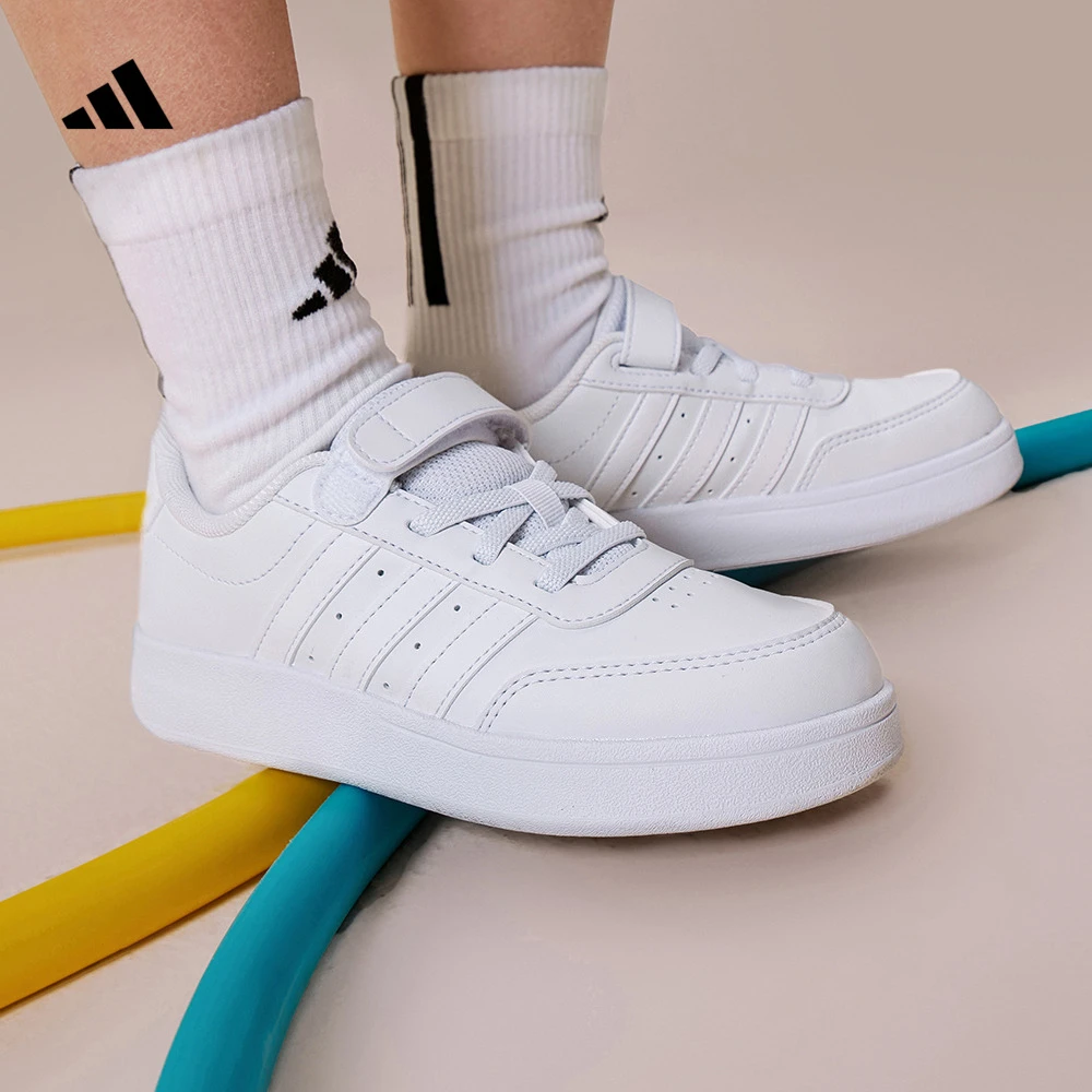 adidas阿迪达斯官方儿童鞋男小童魔术贴板鞋 BREAKNET 2.0 IE8700