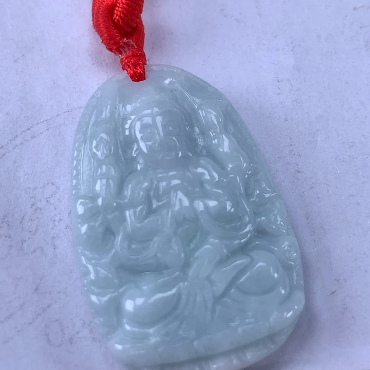 颈饰未镶嵌翡翠笑**然千手观音吊坠