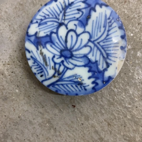 沧***怪瓷片现代瓷器青花瓷片