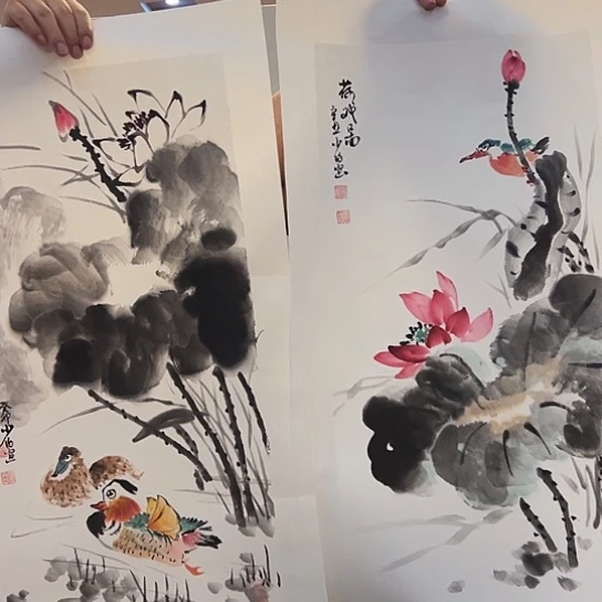 国画书法作品欣赏，书法作品