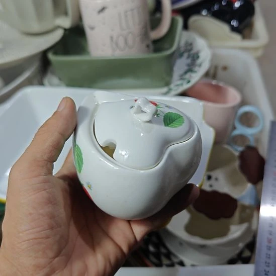 瓷片陶瓷杯碗盘微瑕介意慎拍