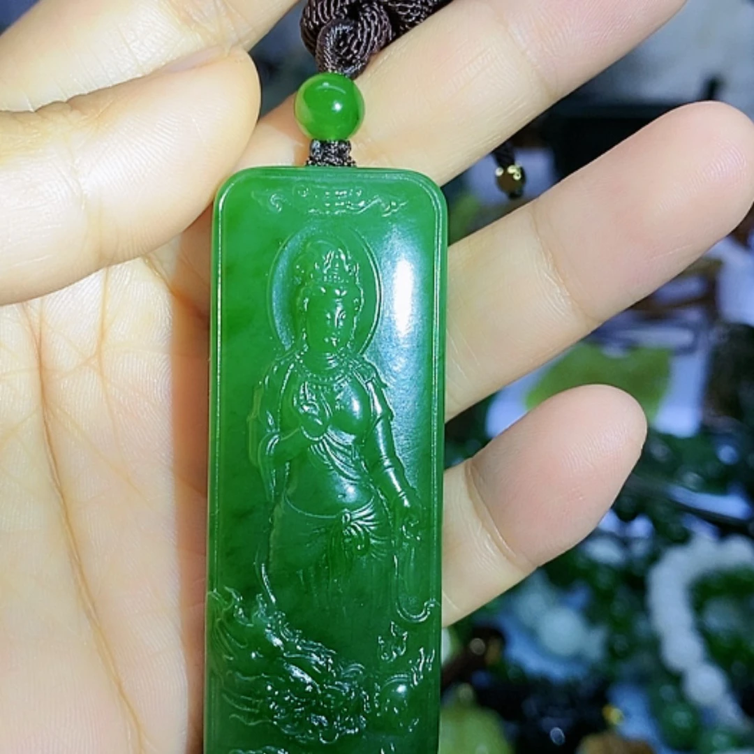 【闪购商品】未镶嵌和田玉（碧玉）挂件