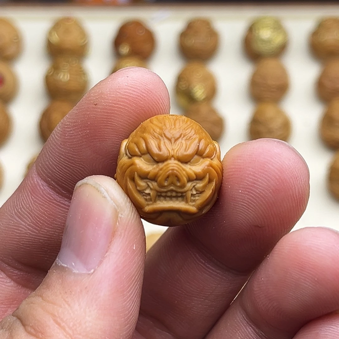 吊坠猴头核桃双面猪头18