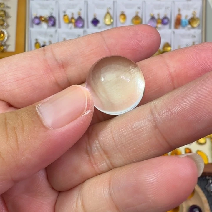 银S925镶嵌颈饰水晶吊坠