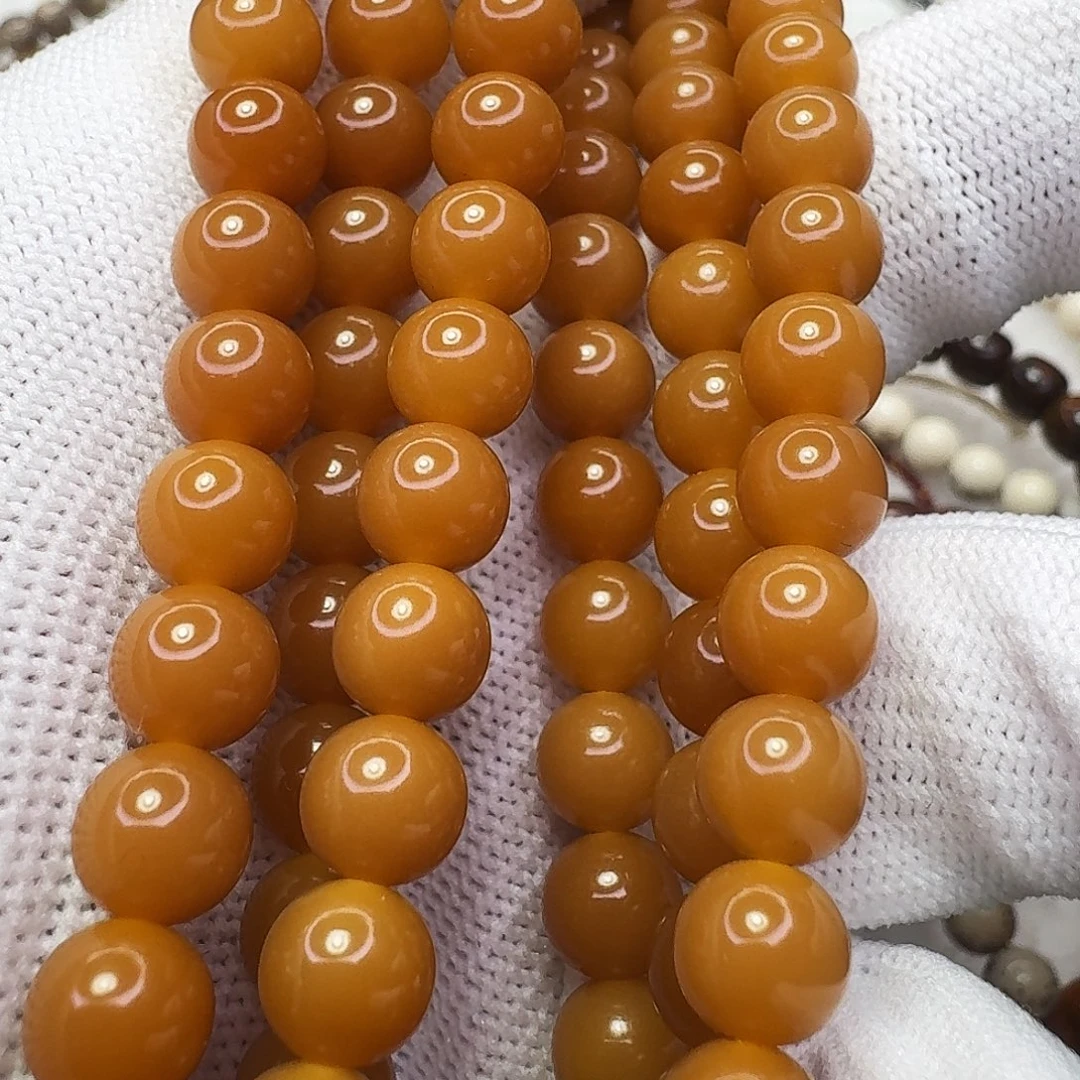 星月菩提吊坠77老料玉化