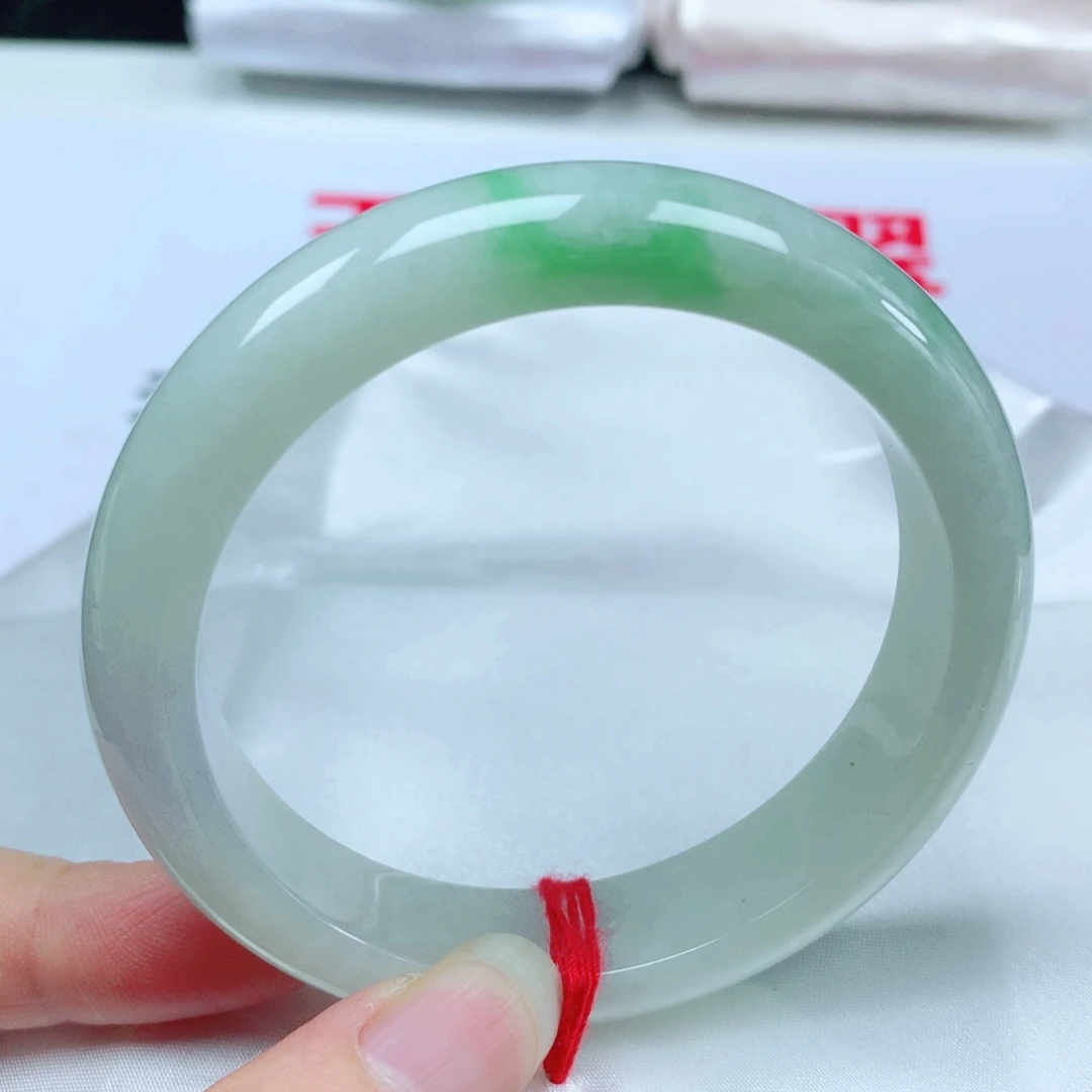 未镶嵌手镯翡翠 编号30 正圈55+