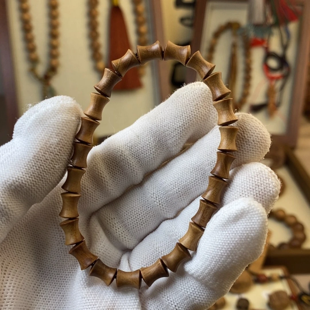 檀香木其他印度迈索尔老山檀福利竹节6*8