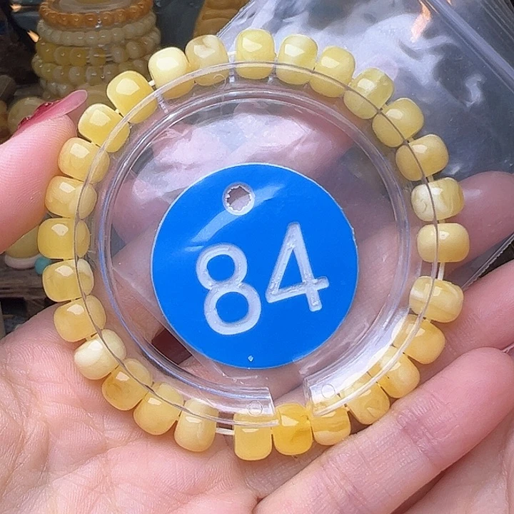 蜜蜡裸石未镶嵌8mm 手串