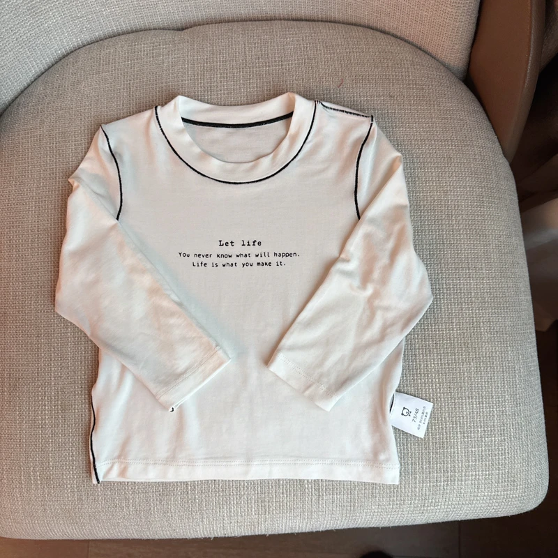 【莫代尔T】婴儿衣服春秋打底衫薄款T恤男童夏季小童女宝宝上衣C14