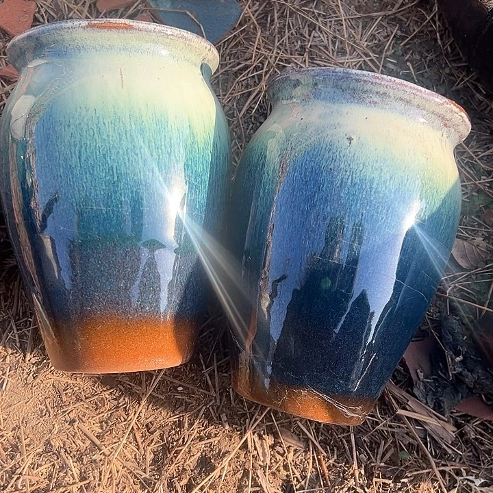 红陶口12高19瑕疵