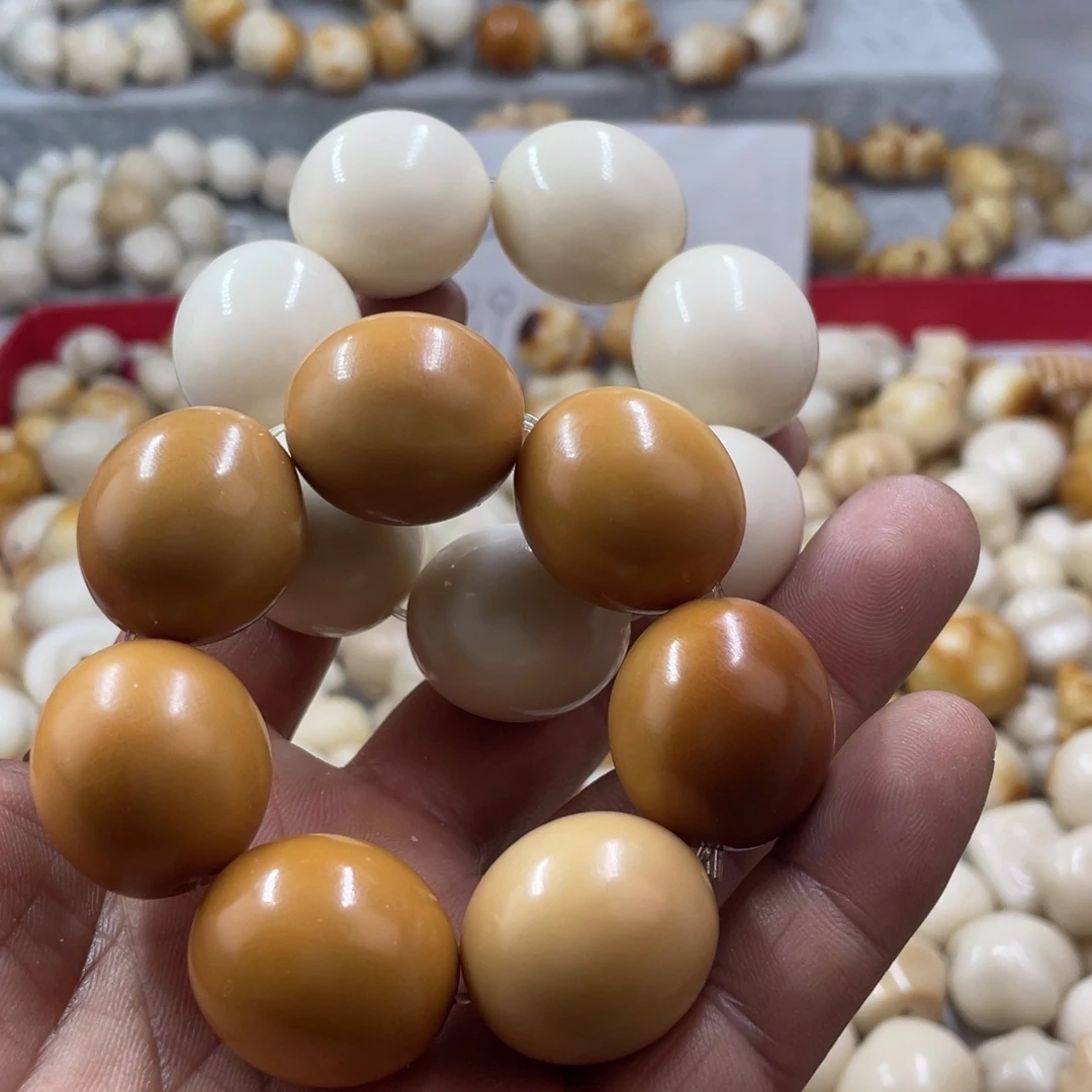 菩提根/象牙果吊坠全象牙果鸽子蛋手捻卡25