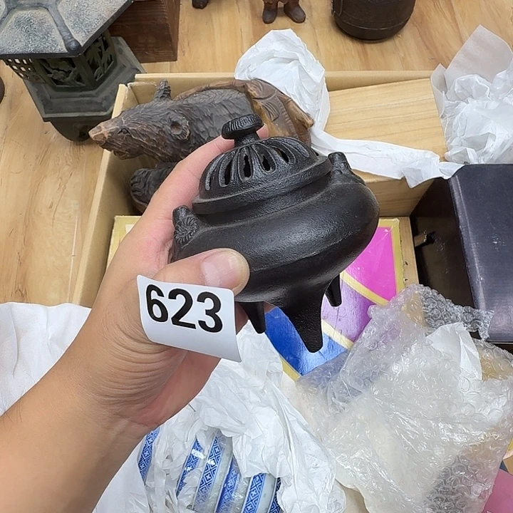 瓷片工艺品摆件瓷器摆件正能量
