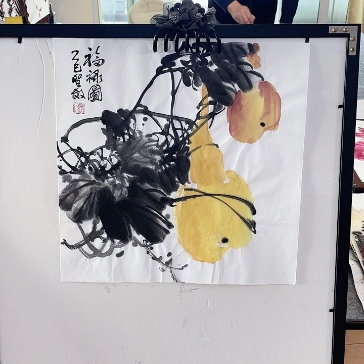 国画张圣敏先生纯手绘作品