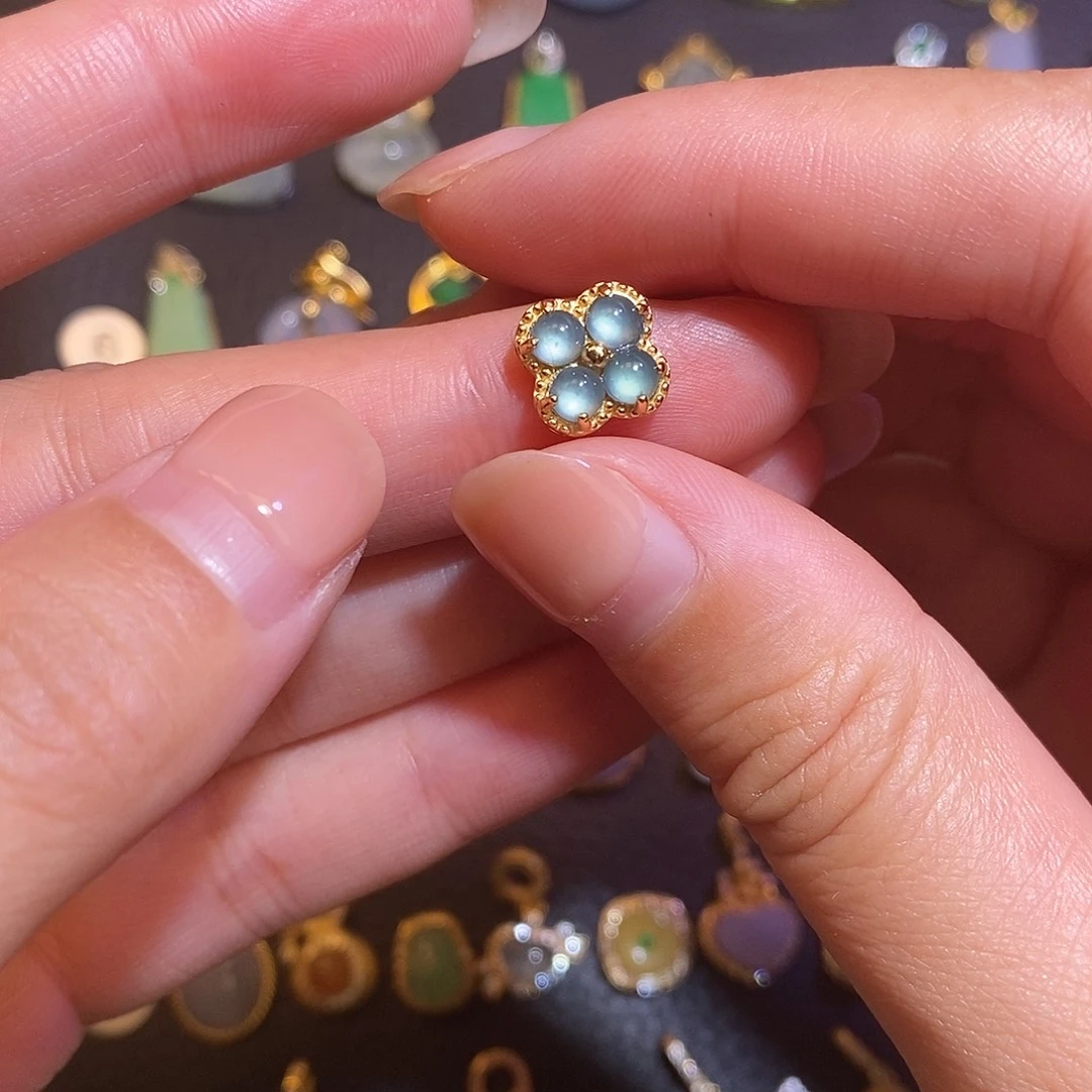 翡翠银S925镶嵌项链