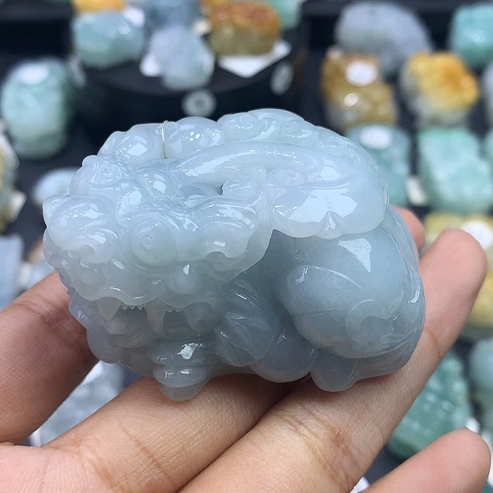 颈饰未镶嵌翡翠天然缅甸翡翠