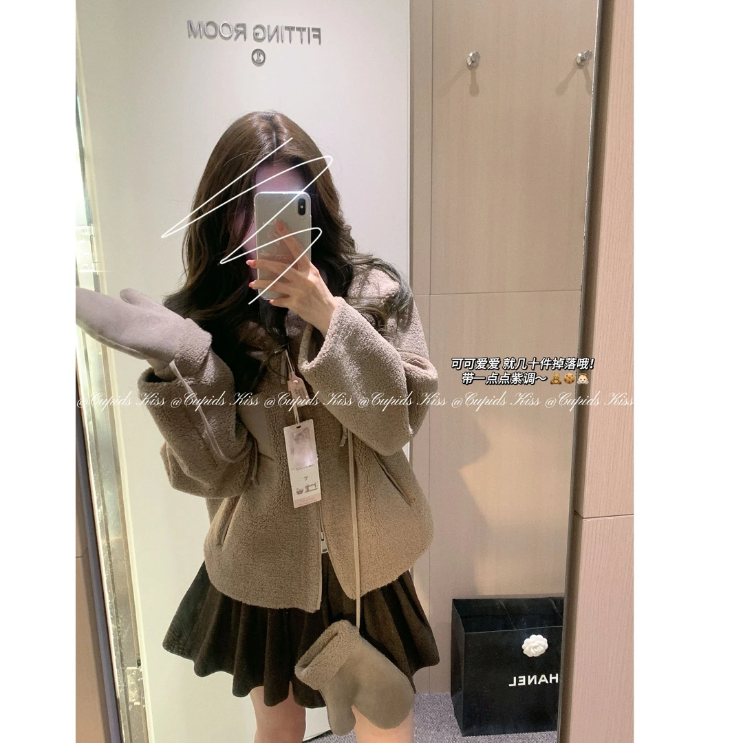 [小陈] csk丘比特 “是毛绒可可椰椰！” 冬日少女保暖外套