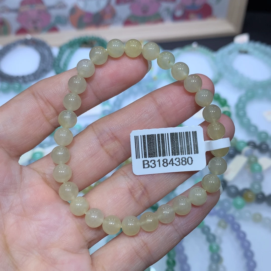 翡翠未镶嵌手链天然