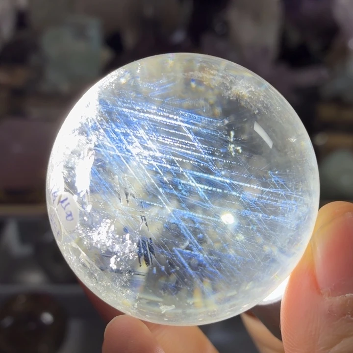 摆件水晶未镶嵌蓝针球