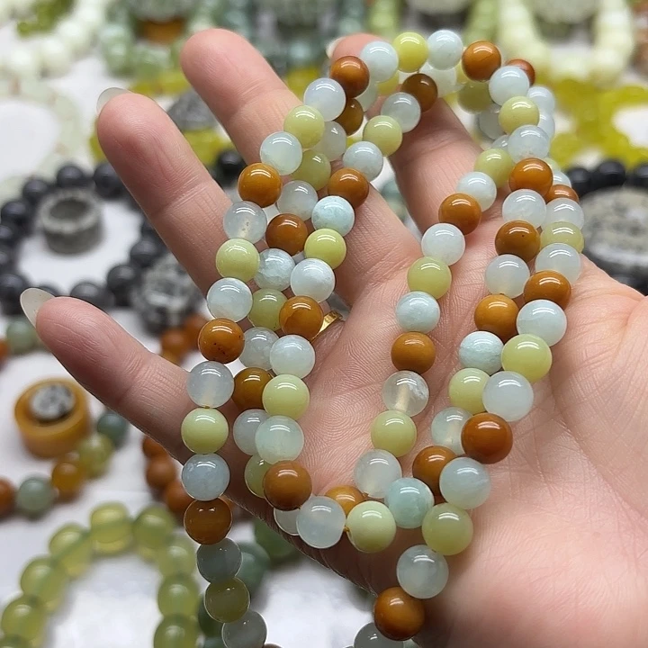 蛇纹石玉未镶嵌手串