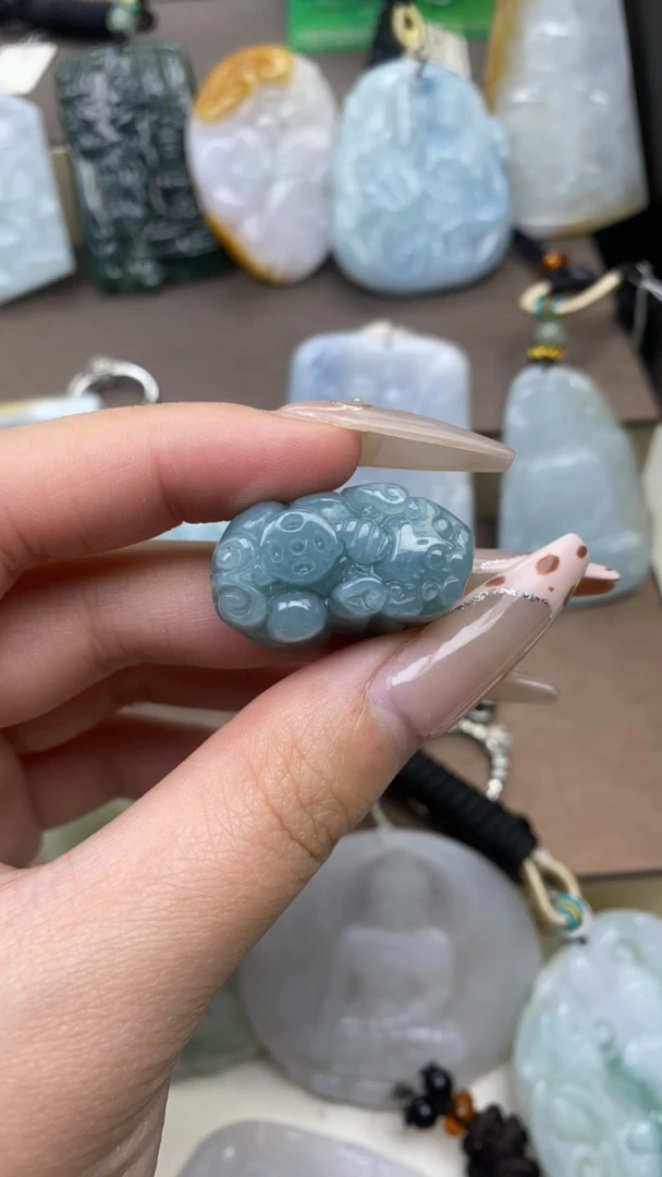 天然翡翠a货貔貅