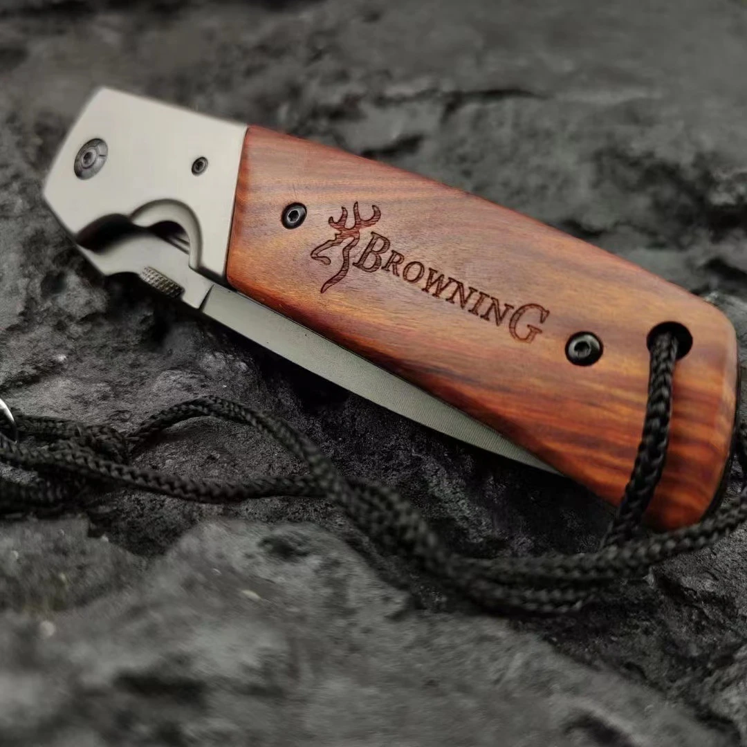 勃朗宁便携折叠随身排障刀野外露营户外露营户外工具专用装备