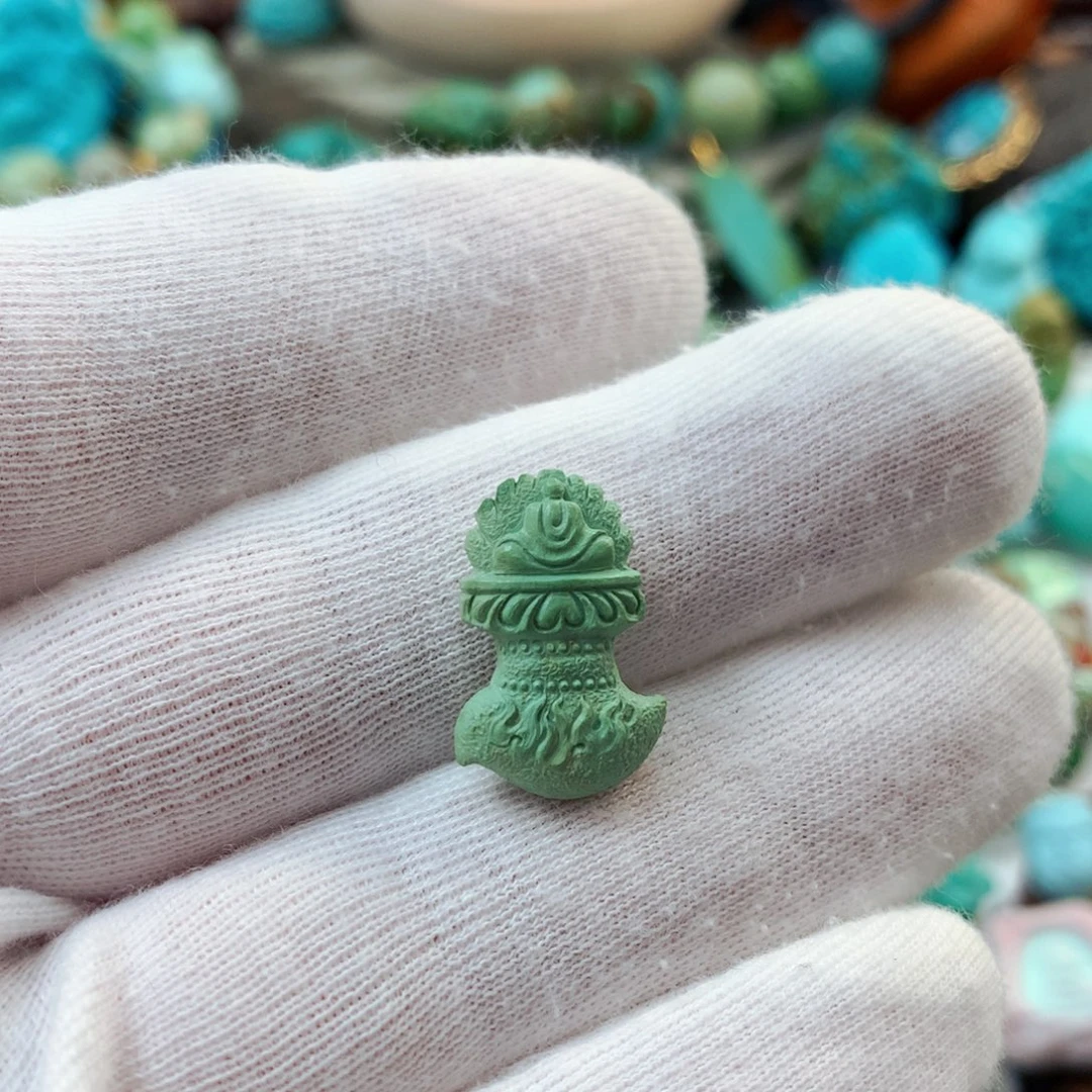 绿松石未镶嵌珠宝半成品