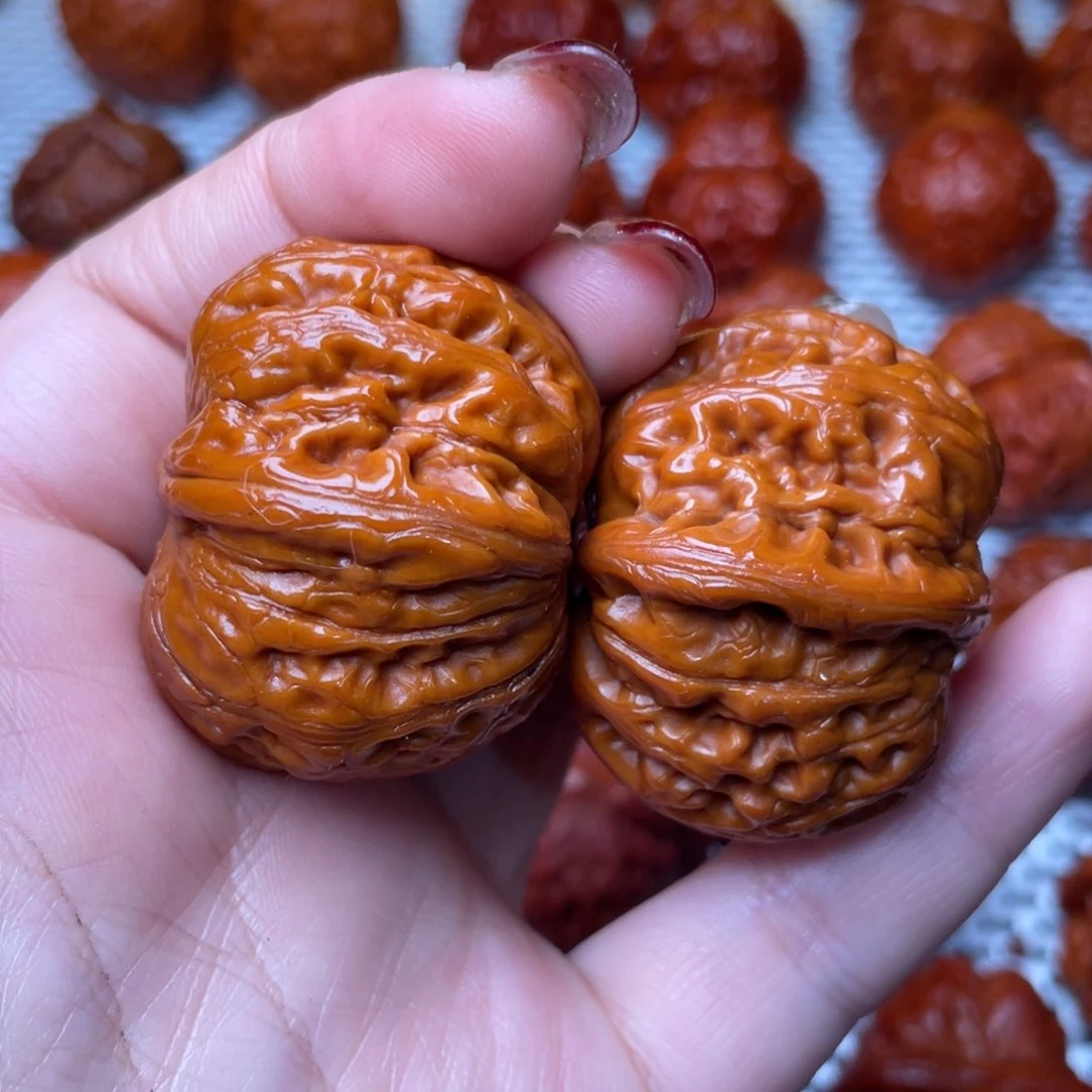 桃核吊坠文玩核桃 手把件 元宝 40