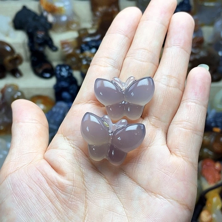 哆***咪玛瑙/玉髓饰品未镶嵌