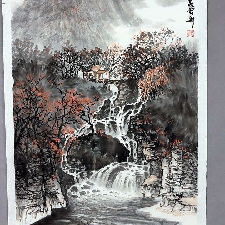 国画亲笔手绘放心去藏