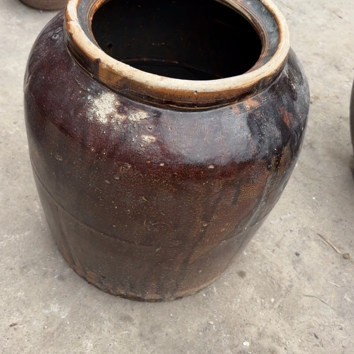 红陶蜡****)马口窑罐子