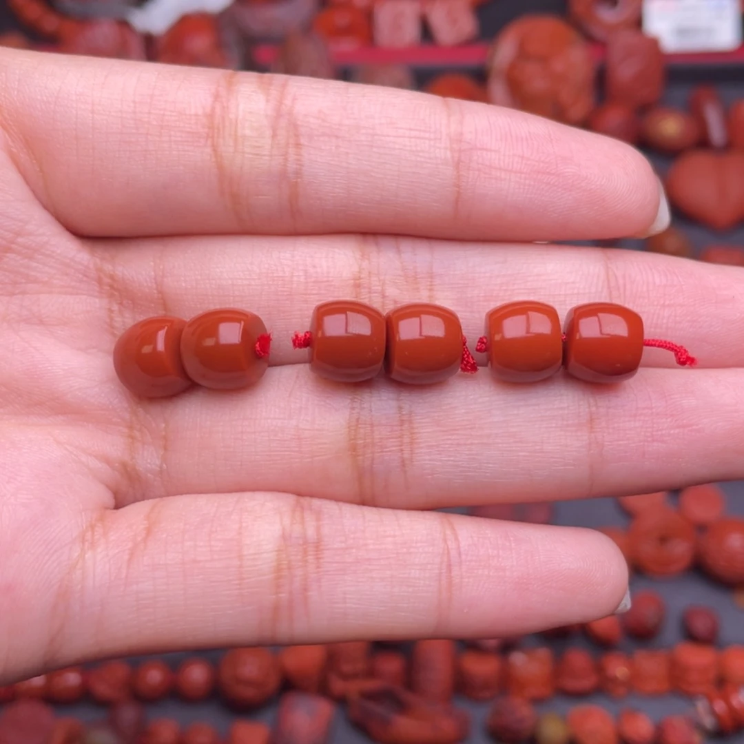 【闪购商品】南红玛瑙配饰未镶嵌花*笑8➕