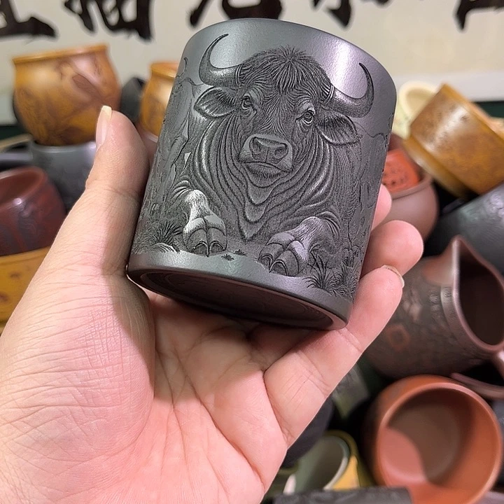 茶杯紫砂全手工紫砂 主人杯