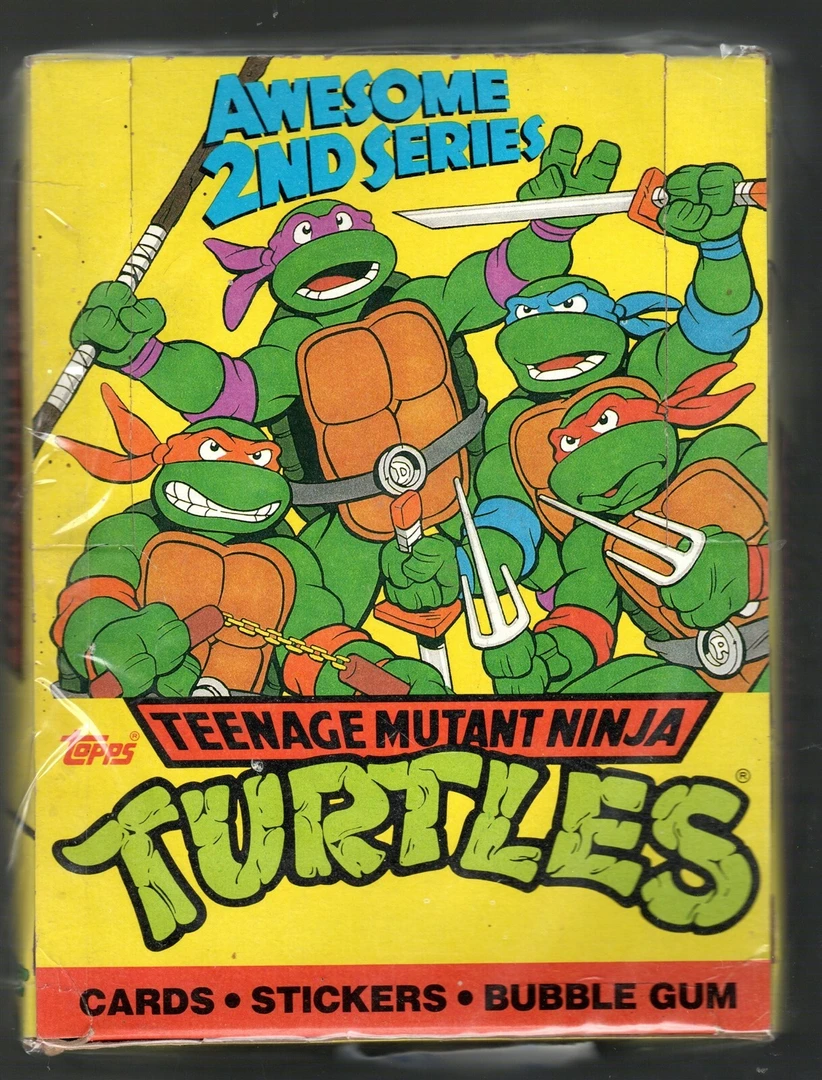 1990 Topps Teenage Mutant Ninja Turtles 忍者神龟 收藏卡 盲盒