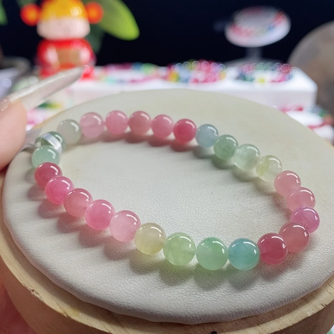 未镶嵌手链碧玺马卡龙