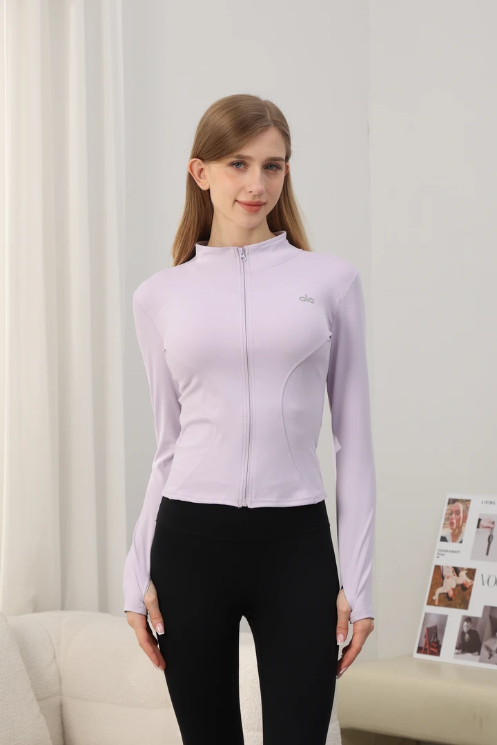 E801-E1000(瑜伽运动外套）显瘦训练紧身跑步时尚修身速干休闲户外