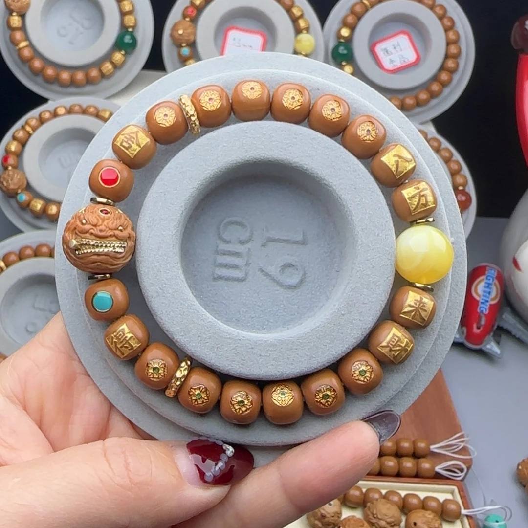 猴头核桃吊坠全品老型猴头手串私人订制满贯