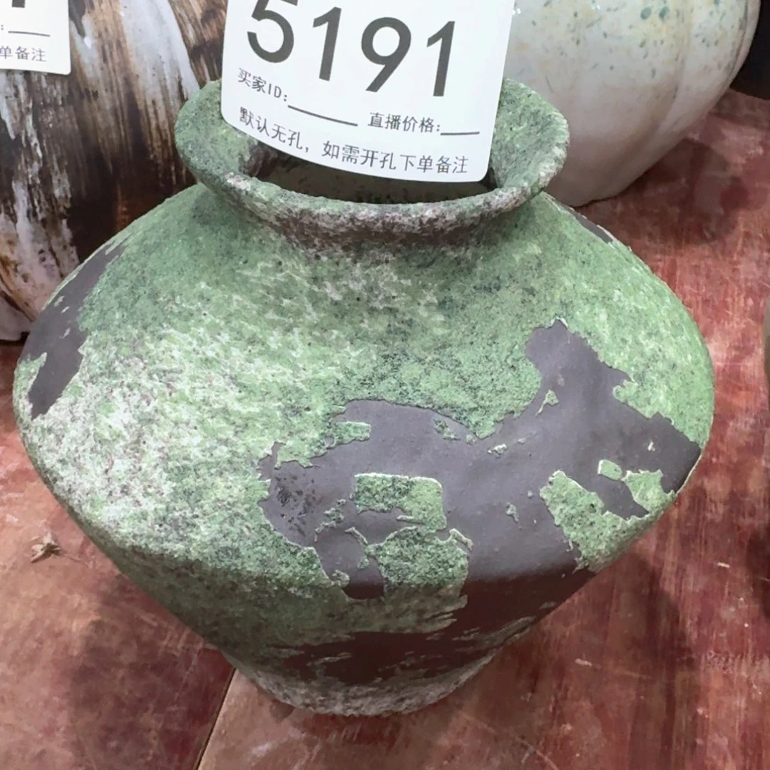 摆件谭*嫣景德镇高温花瓶编码5191高17口6默认无孔