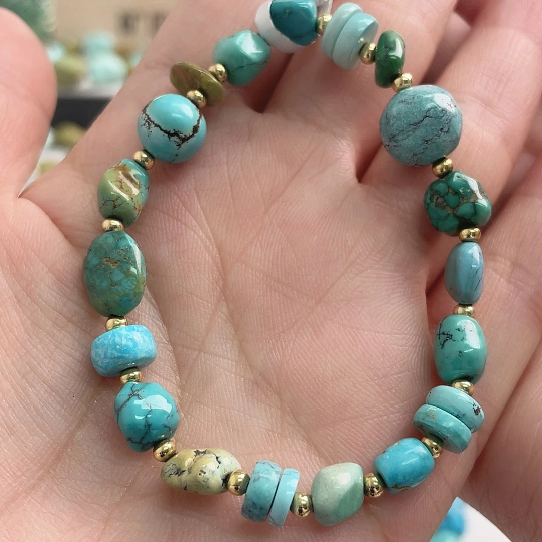 未镶嵌绿松石珠宝奇石